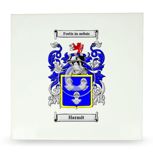 Harmit Large Ceramic Tile with Coat of Arms