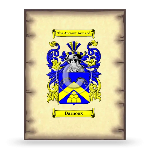 Darnoux Coat of Arms Print