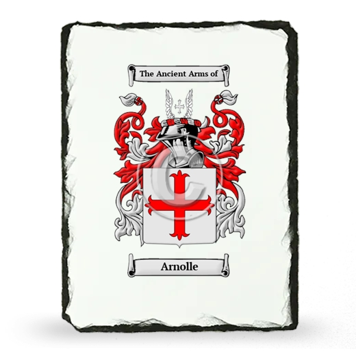 Arnolle Coat of Arms Slate