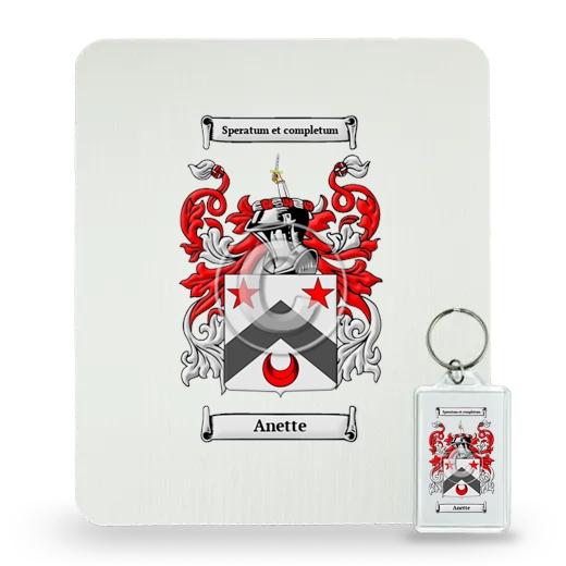 Anette Mouse Pad and Keychain Combo Package