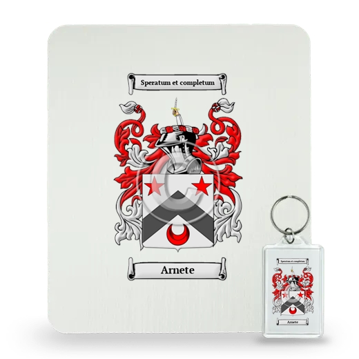 Arnete Mouse Pad and Keychain Combo Package