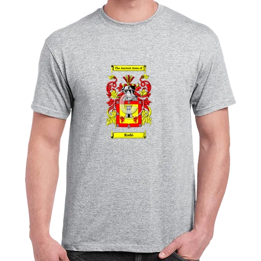 Rodó Grey Coat of Arms T-Shirt