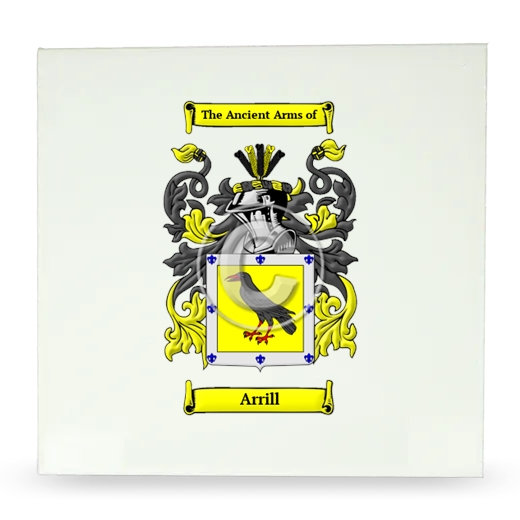 Arrill Large Ceramic Tile with Coat of Arms