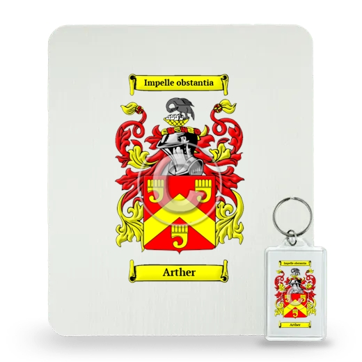 Arther Mouse Pad and Keychain Combo Package