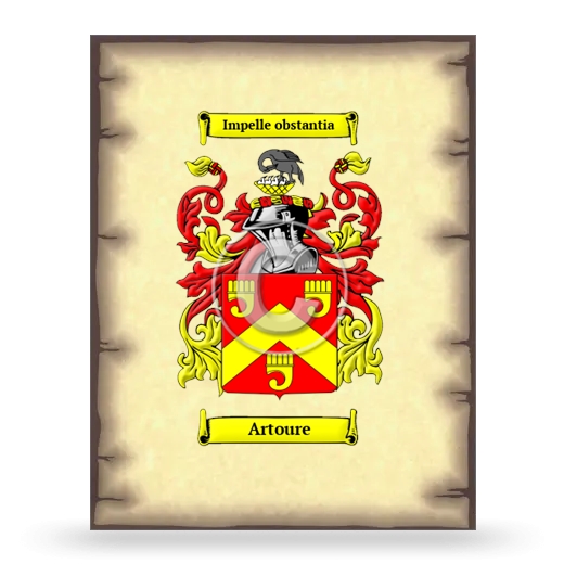 Artoure Coat of Arms Print