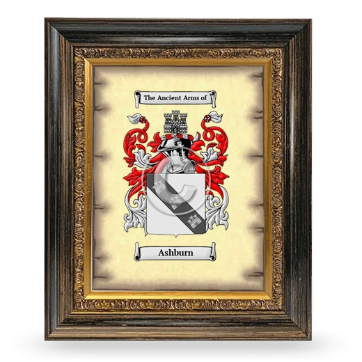 Ashburn Coat of Arms Framed - Heirloom