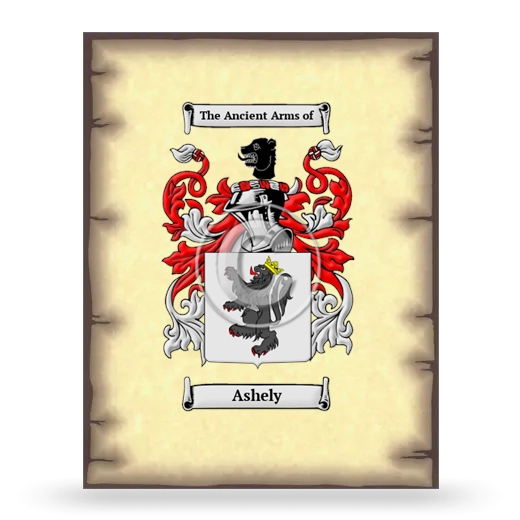 Ashely Coat of Arms Print