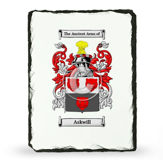 Askwill Coat of Arms Slate