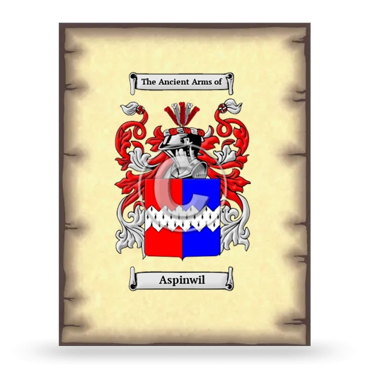 Aspinwil Coat of Arms Print