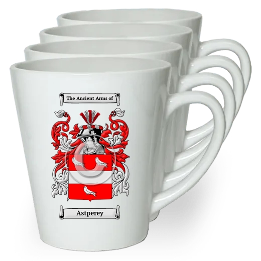 Astperey Set of 4 Latte Mugs