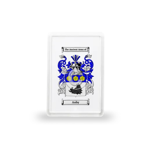 Auby Coat of Arms Magnet