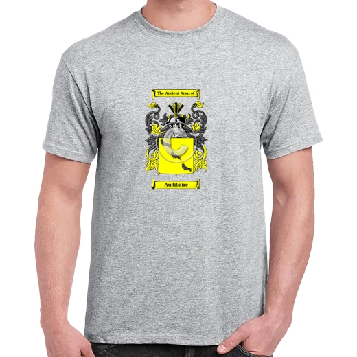 Audibaire Grey Coat of Arms T-Shirt