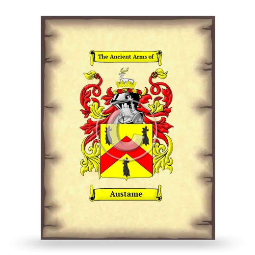 Austame Coat of Arms Print