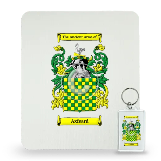 Axfeard Mouse Pad and Keychain Combo Package