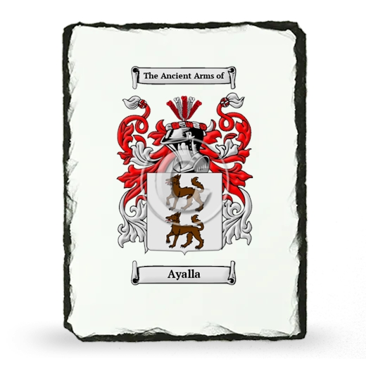 Ayalla Coat of Arms Slate