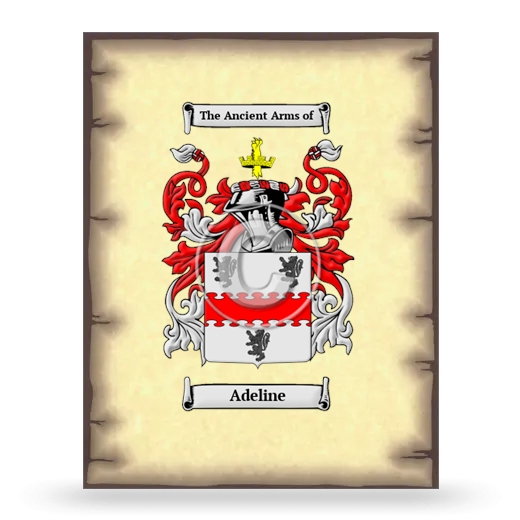 Adeline Coat of Arms Print