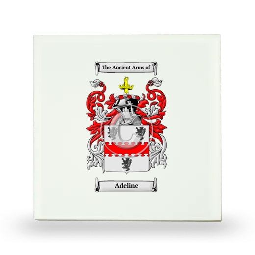 Adeline Small Ceramic Tile with Coat of Arms