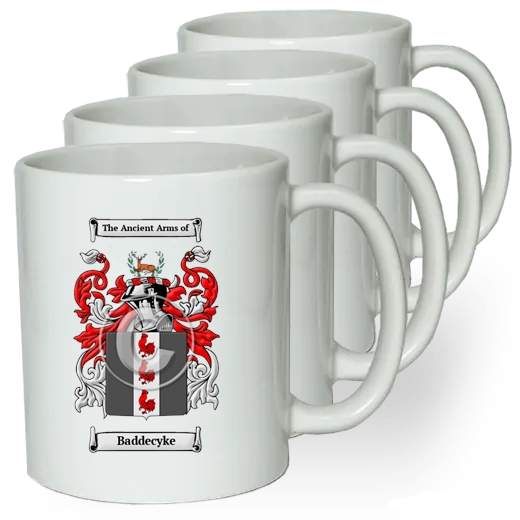 Baddecyke Coffee mugs (set of four)