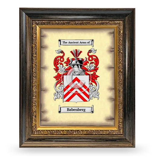 Babenberg Coat of Arms Framed - Heirloom