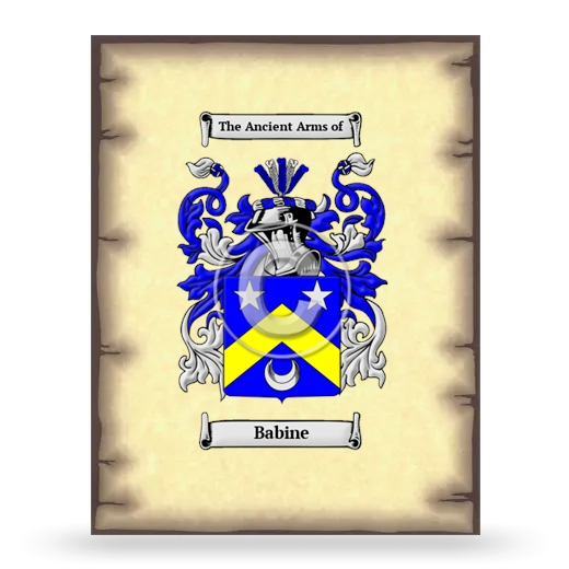 Babine Coat of Arms Print