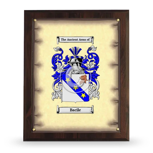 Bacile Coat of Arms Plaque