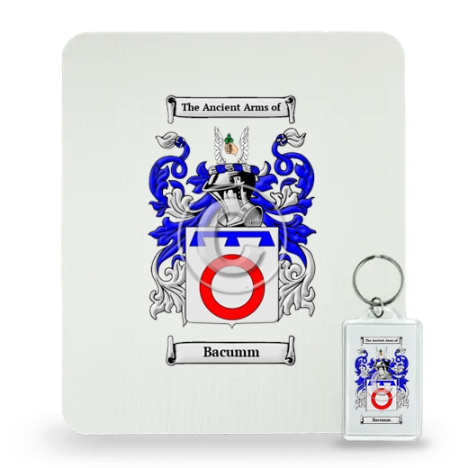 Bacumm Mouse Pad and Keychain Combo Package