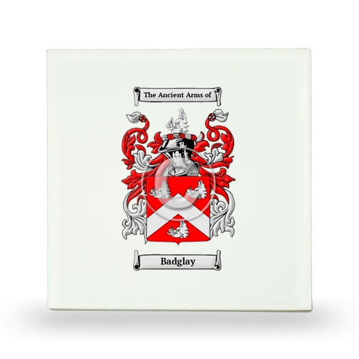 Badglay Small Ceramic Tile with Coat of Arms
