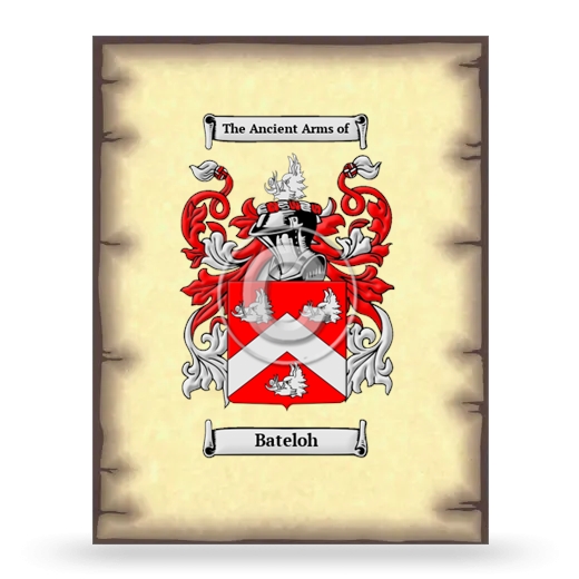 Bateloh Coat of Arms Print