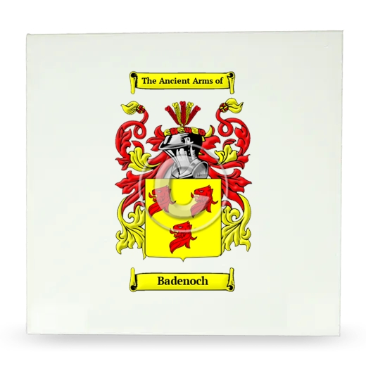 Badenoch Large Ceramic Tile with Coat of Arms