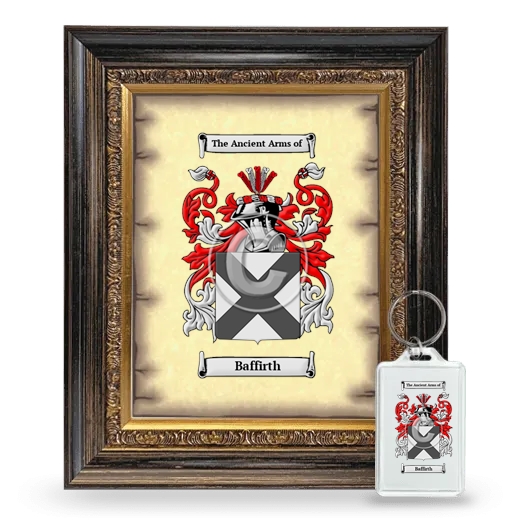 Baffirth Framed Coat of Arms and Keychain - Heirloom