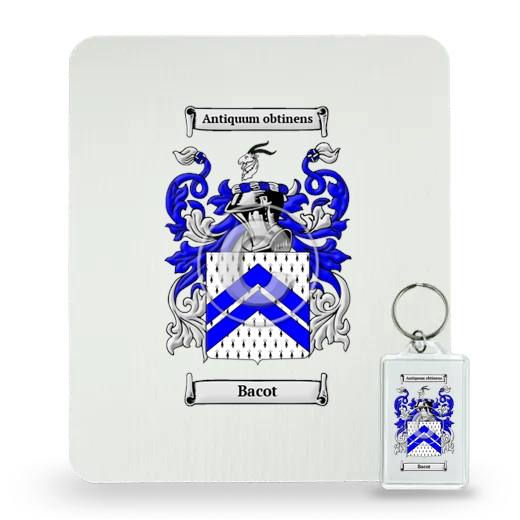 Bacot Mouse Pad and Keychain Combo Package