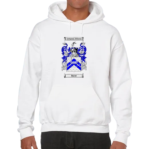 Bacot Unisex Coat of Arms Hooded Sweatshirt