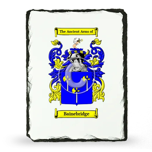 Bainebridge Coat of Arms Slate