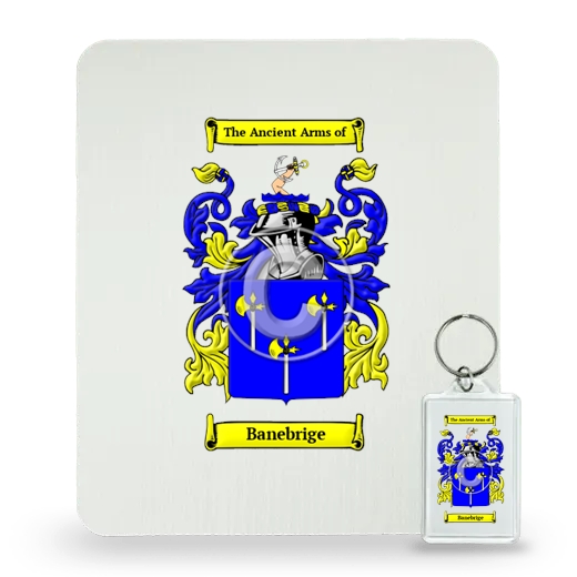 Banebrige Mouse Pad and Keychain Combo Package