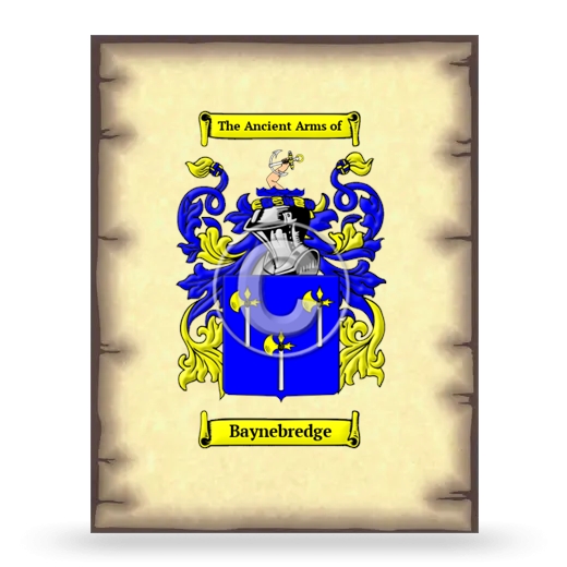 Baynebredge Coat of Arms Print