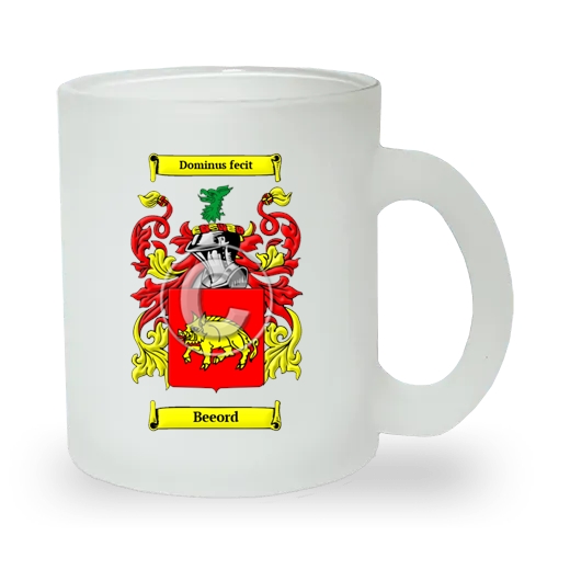 Beeord Frosted Glass Mug