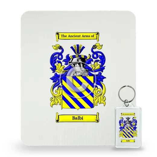 Balbi Mouse Pad and Keychain Combo Package