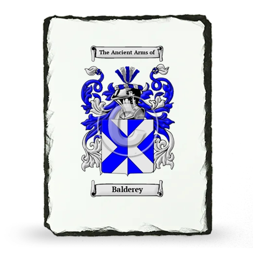 Balderey Coat of Arms Slate