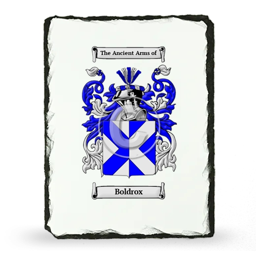 Boldrox Coat of Arms Slate