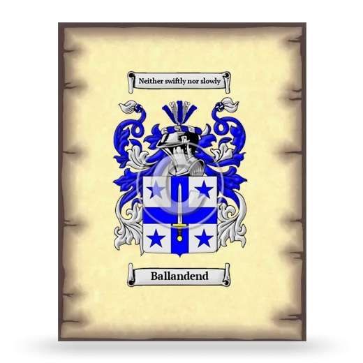 Ballandend Coat of Arms Print