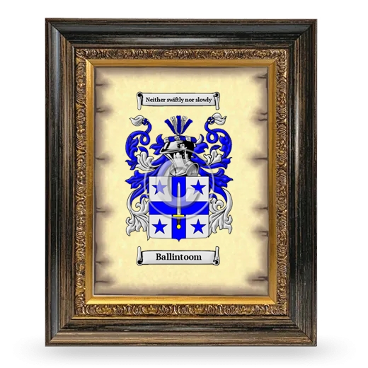 Ballintoom Coat of Arms Framed - Heirloom