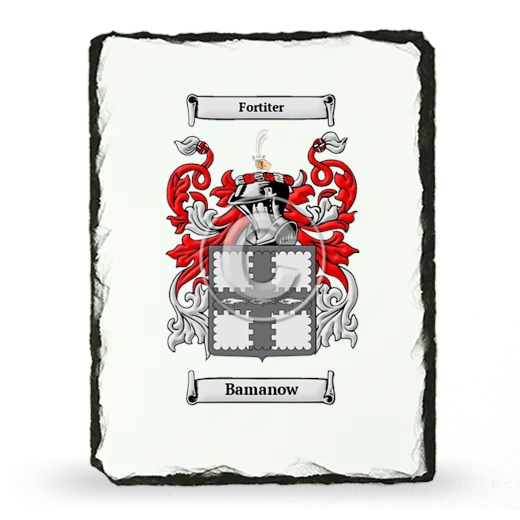 Bamanow Coat of Arms Slate