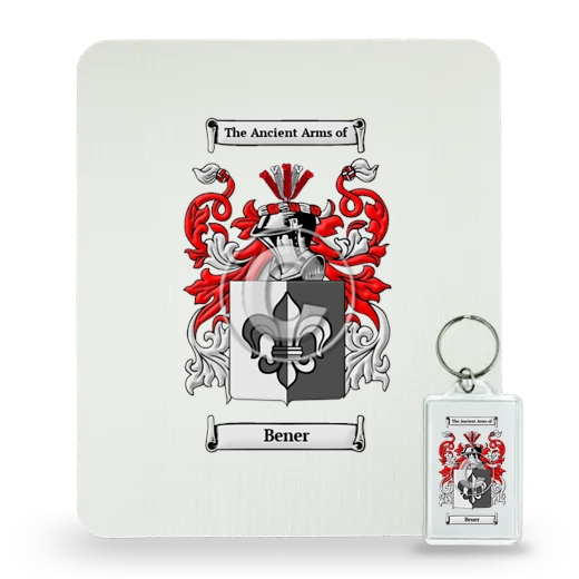 Bener Mouse Pad and Keychain Combo Package