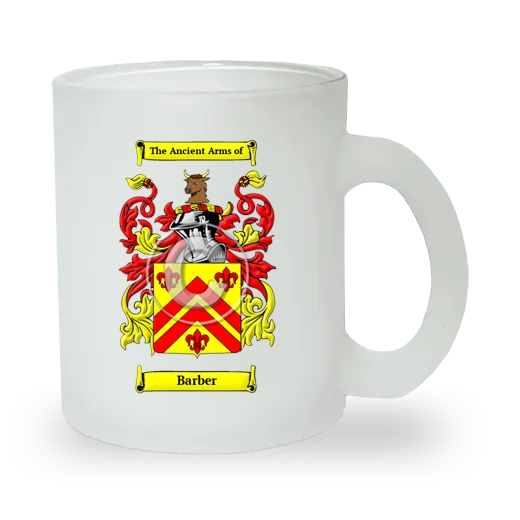 Barber Frosted Glass Mug