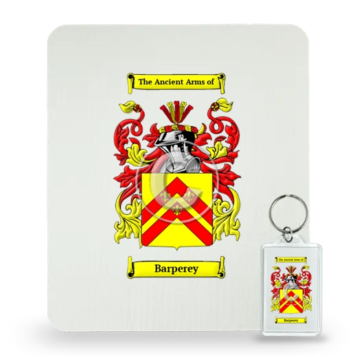 Barperey Mouse Pad and Keychain Combo Package