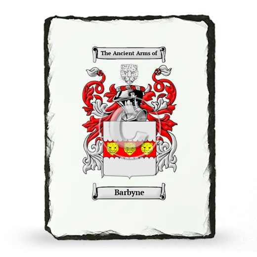 Barbyne Coat of Arms Slate