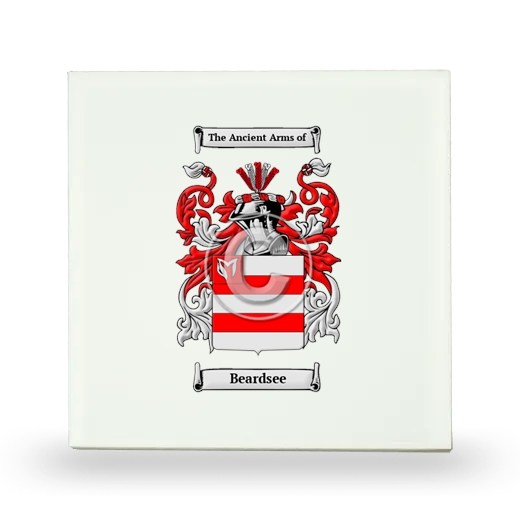 Beardsee Small Ceramic Tile with Coat of Arms