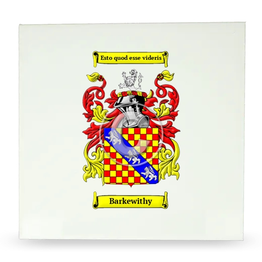 Barkewithy Large Ceramic Tile with Coat of Arms