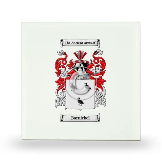 Barnickel Small Ceramic Tile with Coat of Arms