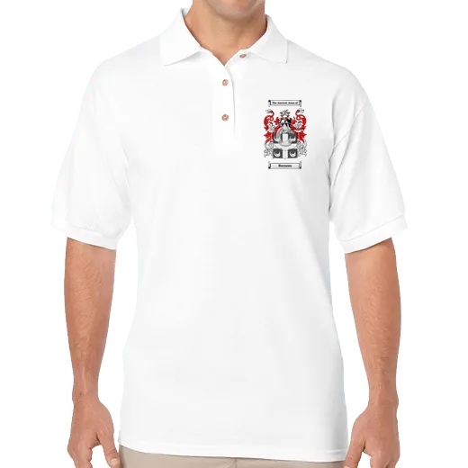 Burnom Coat of Arms Golf Shirt